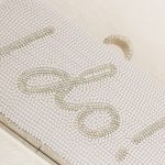 Ido bridal Bag with pearls and diamontie's.