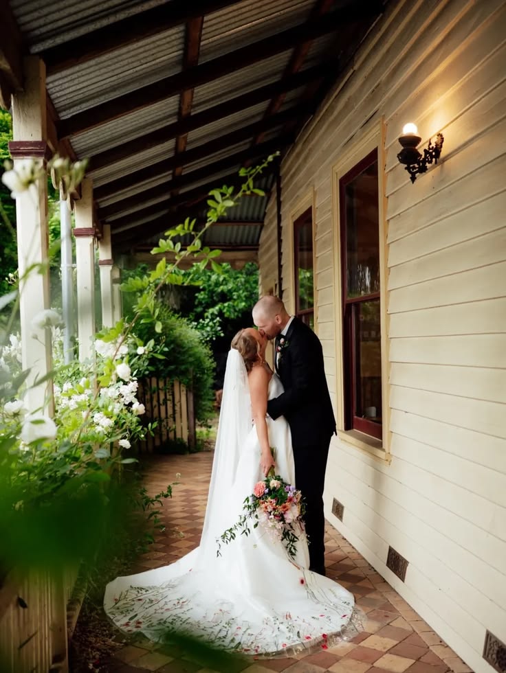 Steph Wearing Brooklyn Wedding Dress