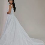 Back Of Levi Dress with train