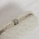 Top of Pearl wedding Clutch