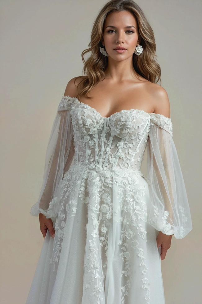 Wedding Dress With Detachable Sleeves