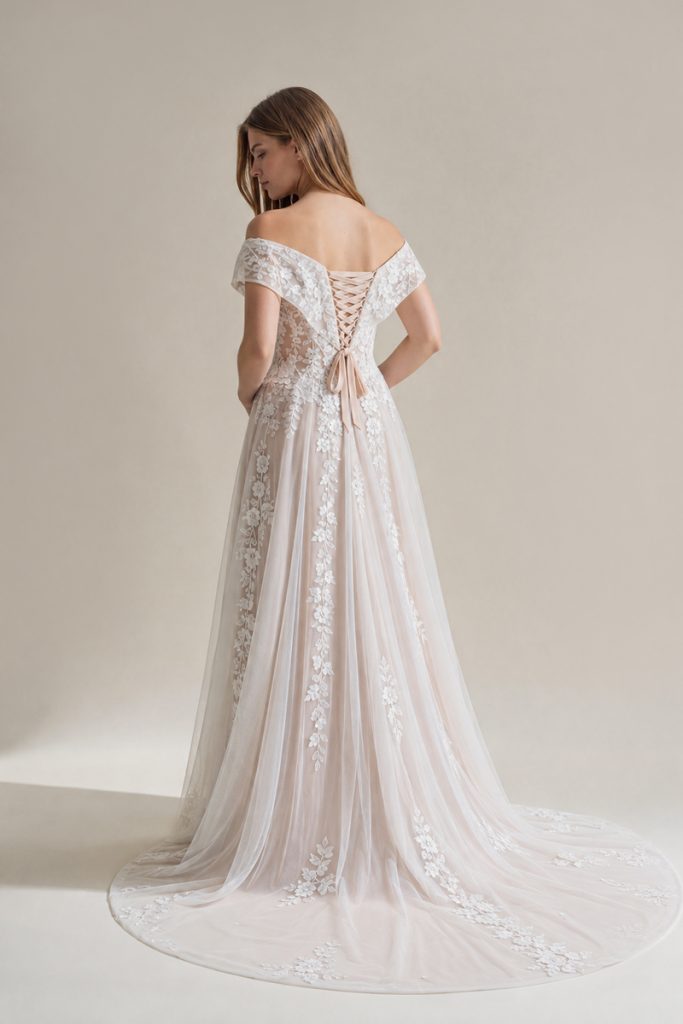 Back train of Mila Dress