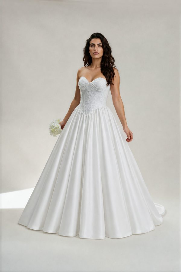 Billie lace ball gown wedding dress in Melbourne