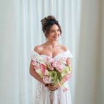 Leah S Designs Off Shoulder Wedding Dress