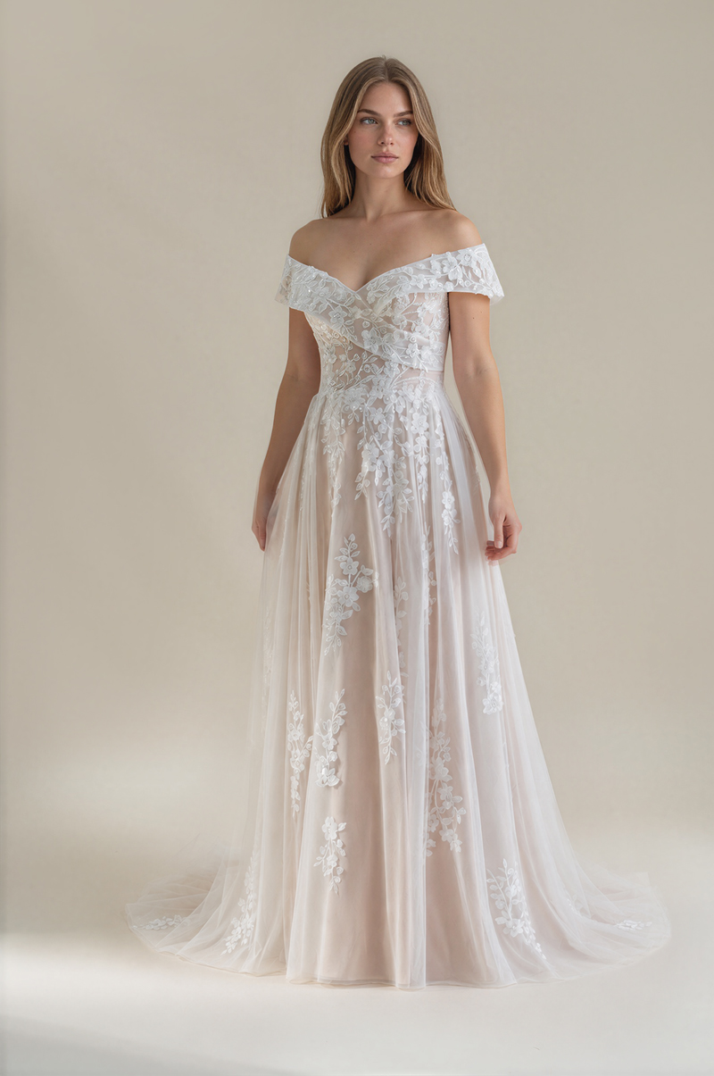 Mila Wedding Dress Off The Shoulder