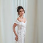 Off Shoulder Wedding Dress