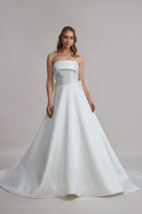 Brooklyn satin A-line wedding dresses in Melbourne