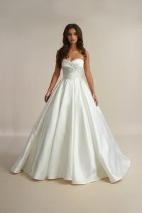 Scarlett satin ball gown wedding dress in Melbourne