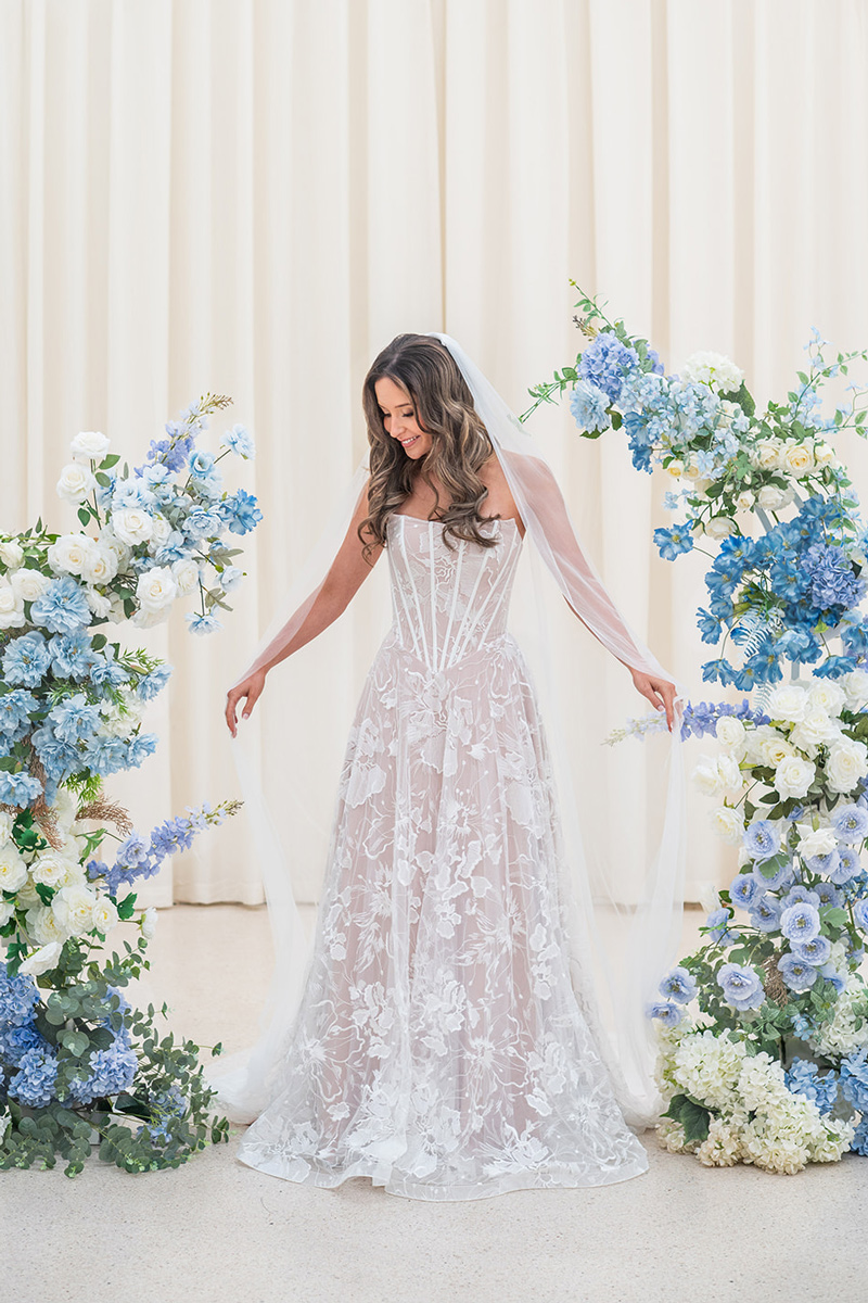 Whimsical Soft Wedding Dress