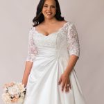 A Line Plus Size Wedding Dress Bodice
