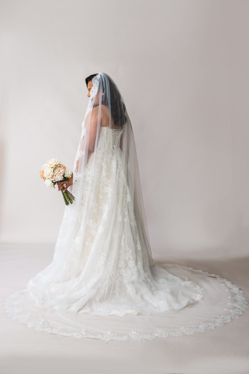 Florence Lace Edge Veil