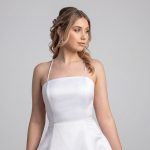 Satin Backless Debutante Dress bodice