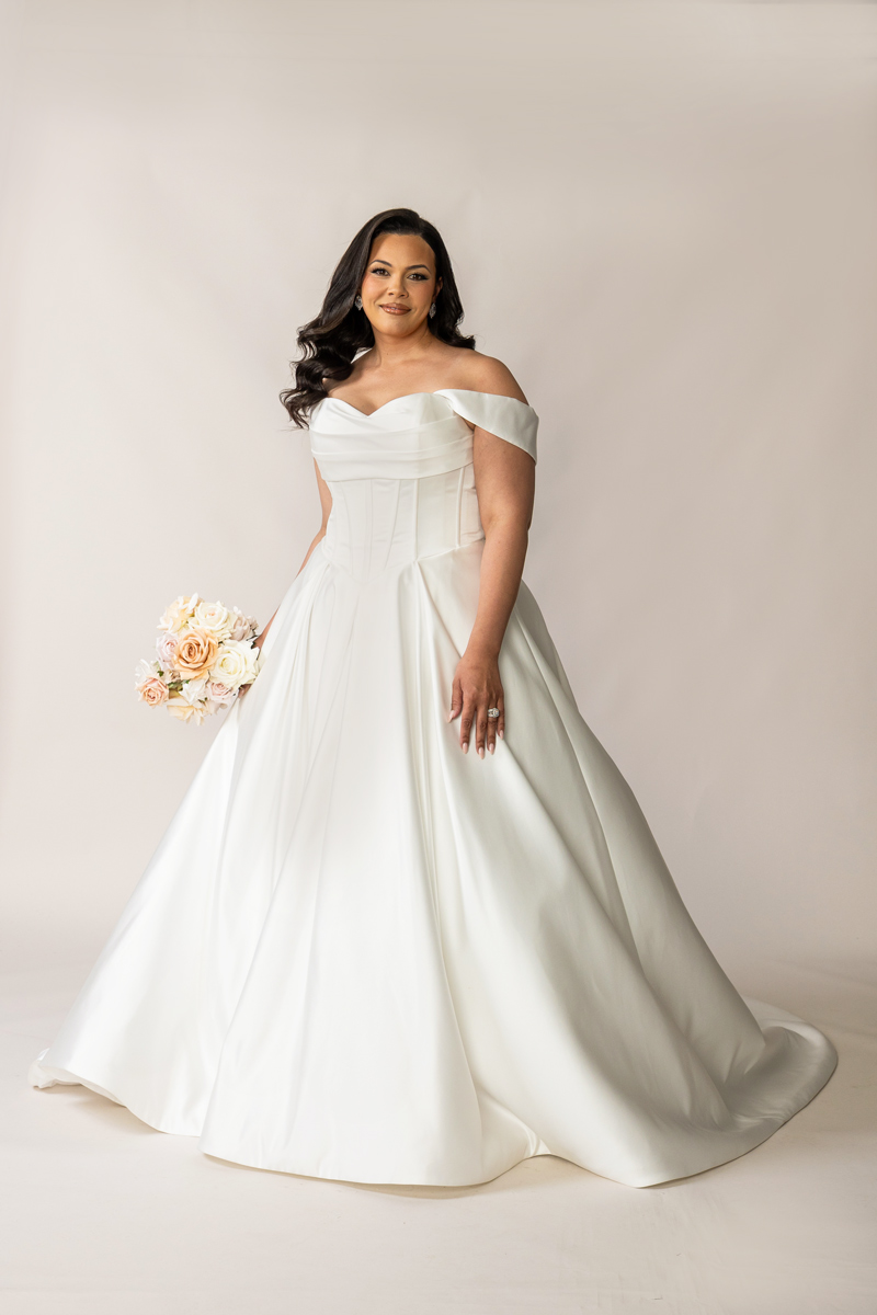 Wedding Dress With Basque Waist