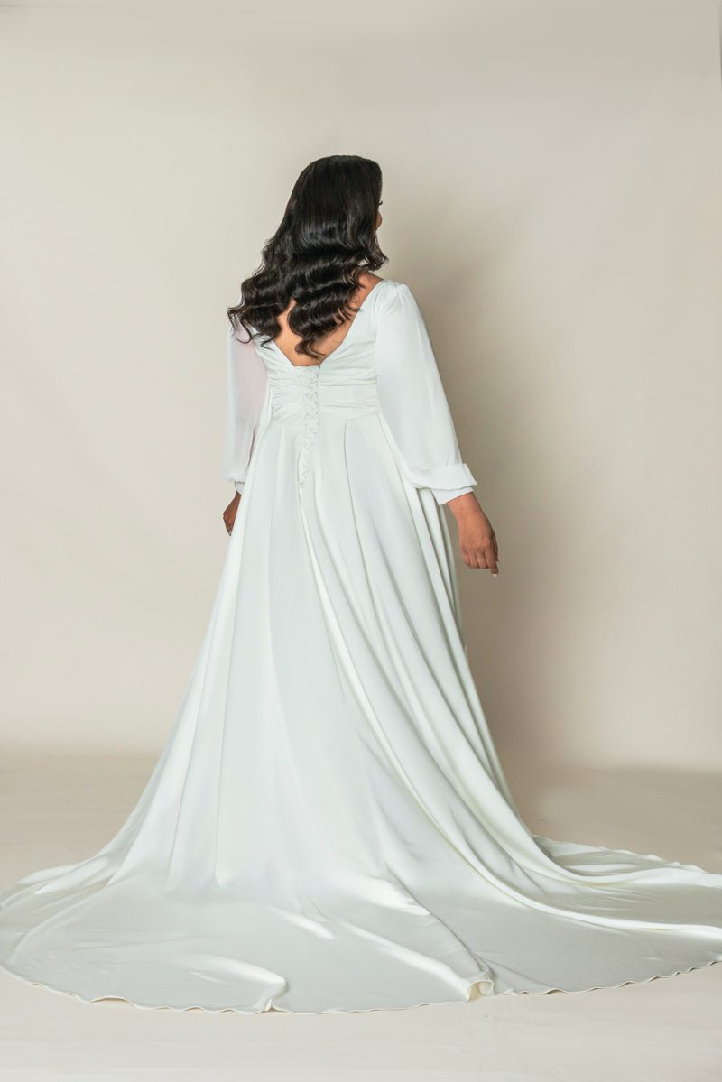 Back Of Valentina Wedding Dress