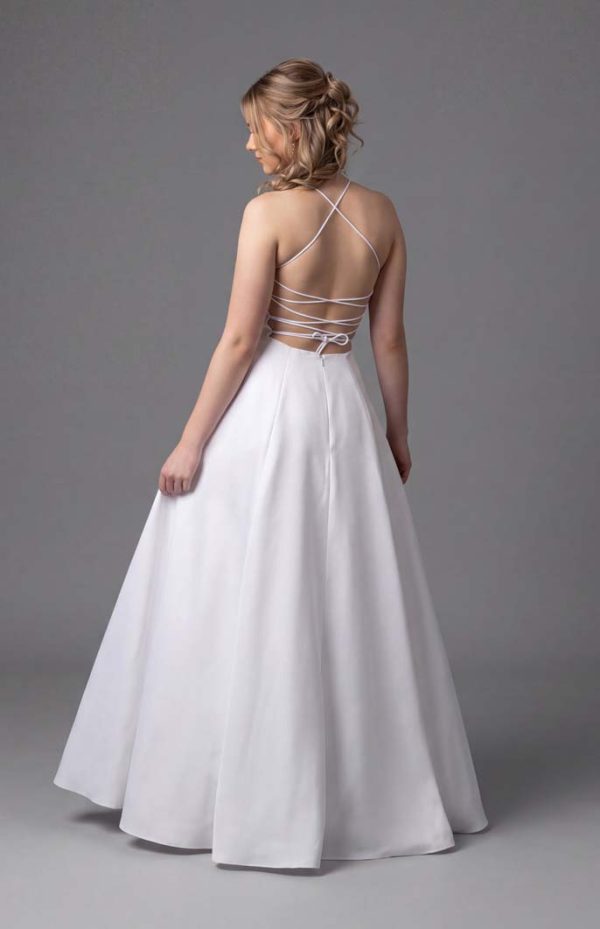 Priscilla Backless Deb Dresses Melbourne back