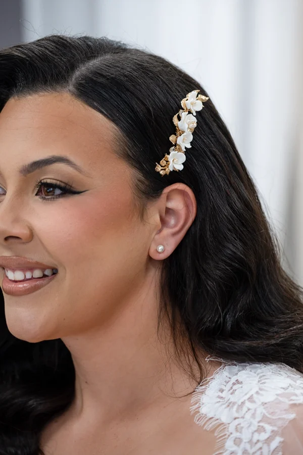 Bridal Porcalin Hair Comb