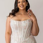 Plus Size Lace A Line Wedding Dress Evie