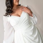Simple Wedding Dress With Sleeves Valentina