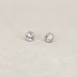 Small Diamond Stud Earrings