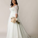 Traditional Wedding Dress With Train