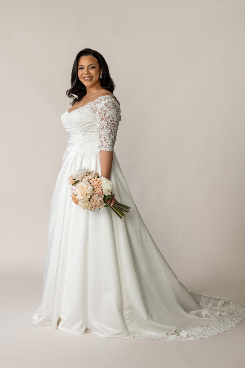 Traditional Wedding Dress With Train